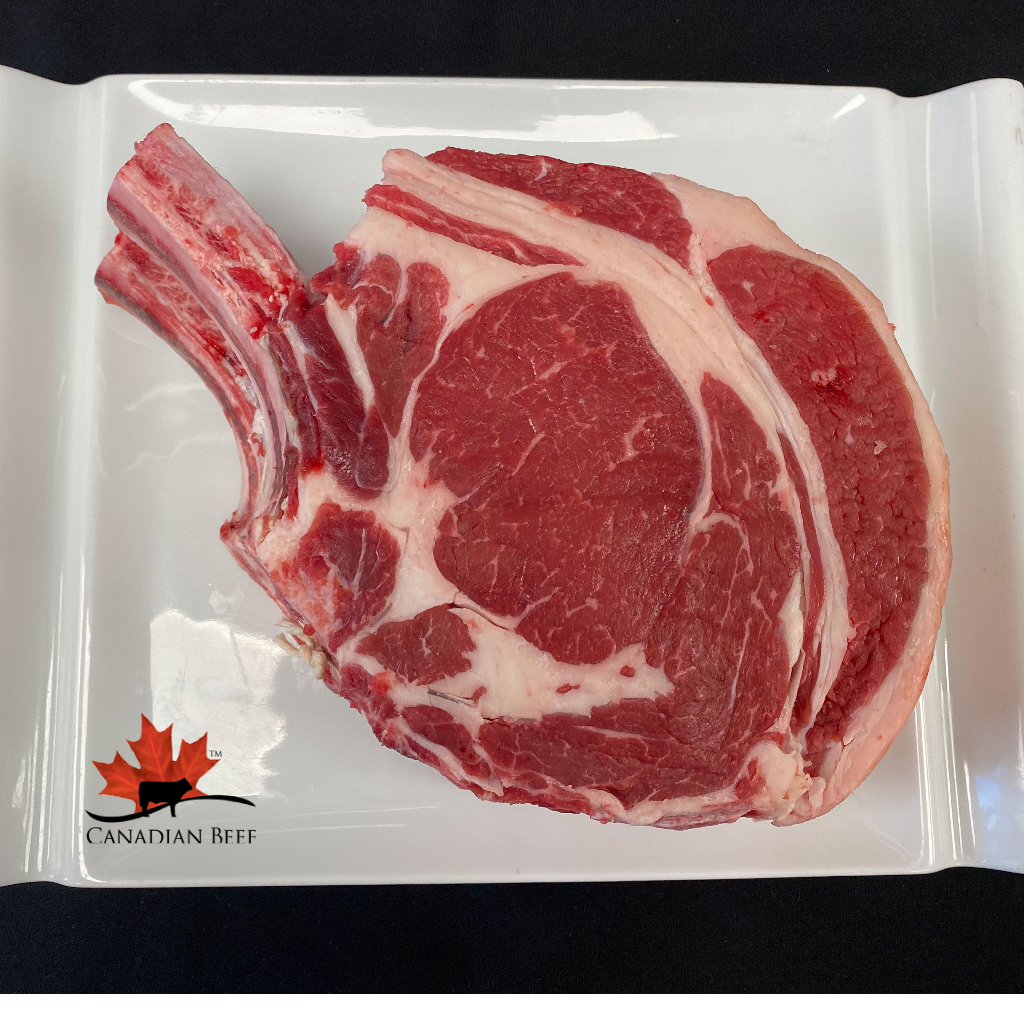 Beef Prime Rib Frenched Roast (Bone-In/Frozen) - 5 lb Minimum