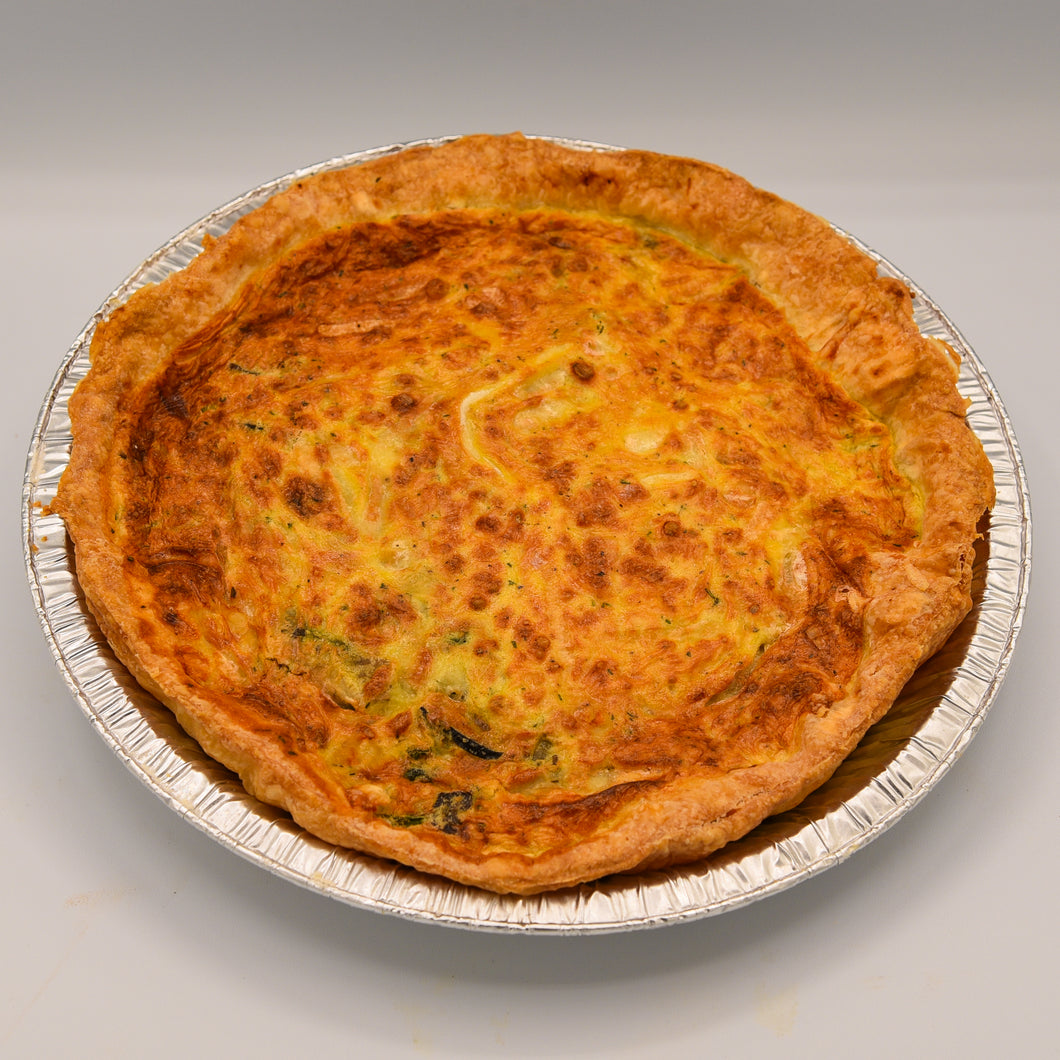 Mushroom & Spinach Quiche (9