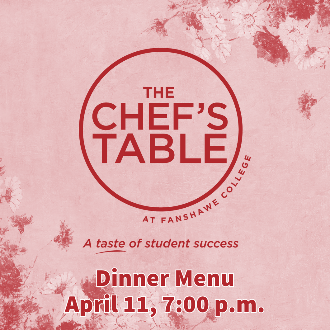 Spring Special Dinner Series: A Taste of the Middle East (April 11)