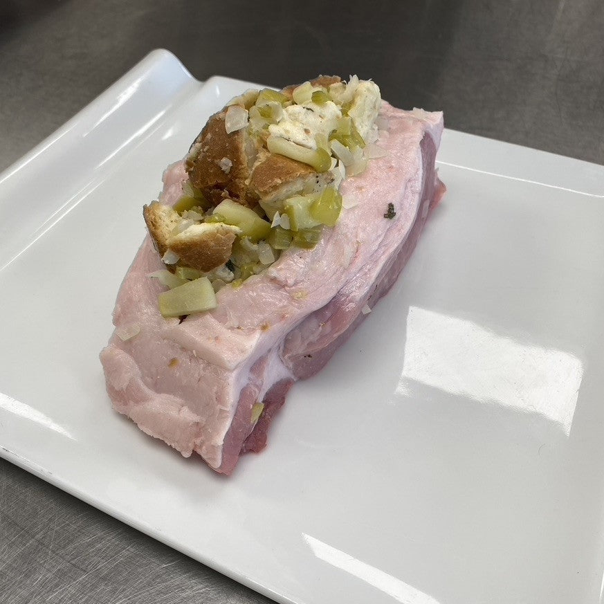 Pork Loin Chop /w Apple-Sage Stuffing (Serves 2/Frozen)
